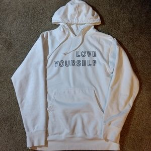 BTS Love Yourself hooded sweatshirt